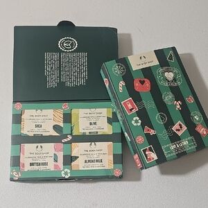 The Body Shop Green and Black Soap Collection